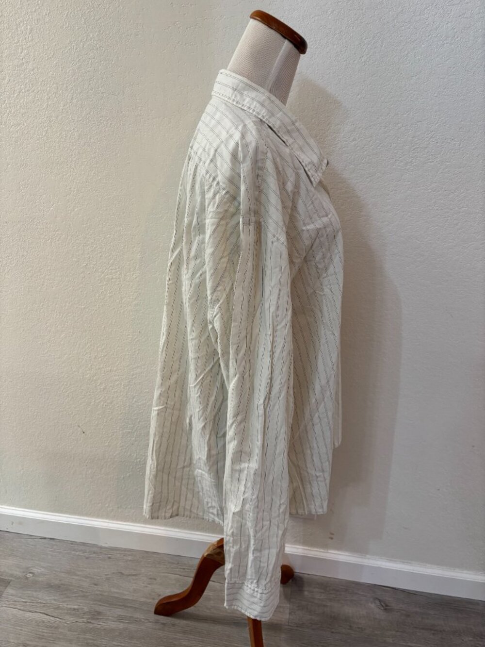 Calvin Klein Jeans Stripe Button Down Shirt - Picture 3 of 4